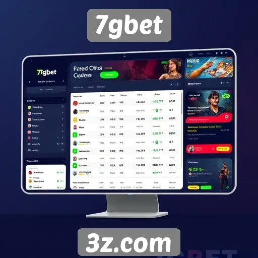 Interface do 7gbet é intuitiva e fácil de usar